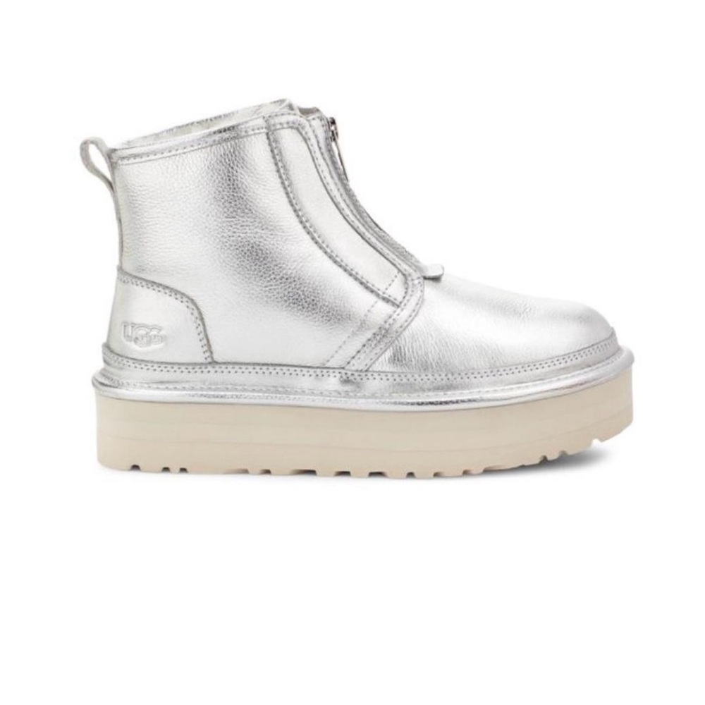 UGG Metallic Silver Boots